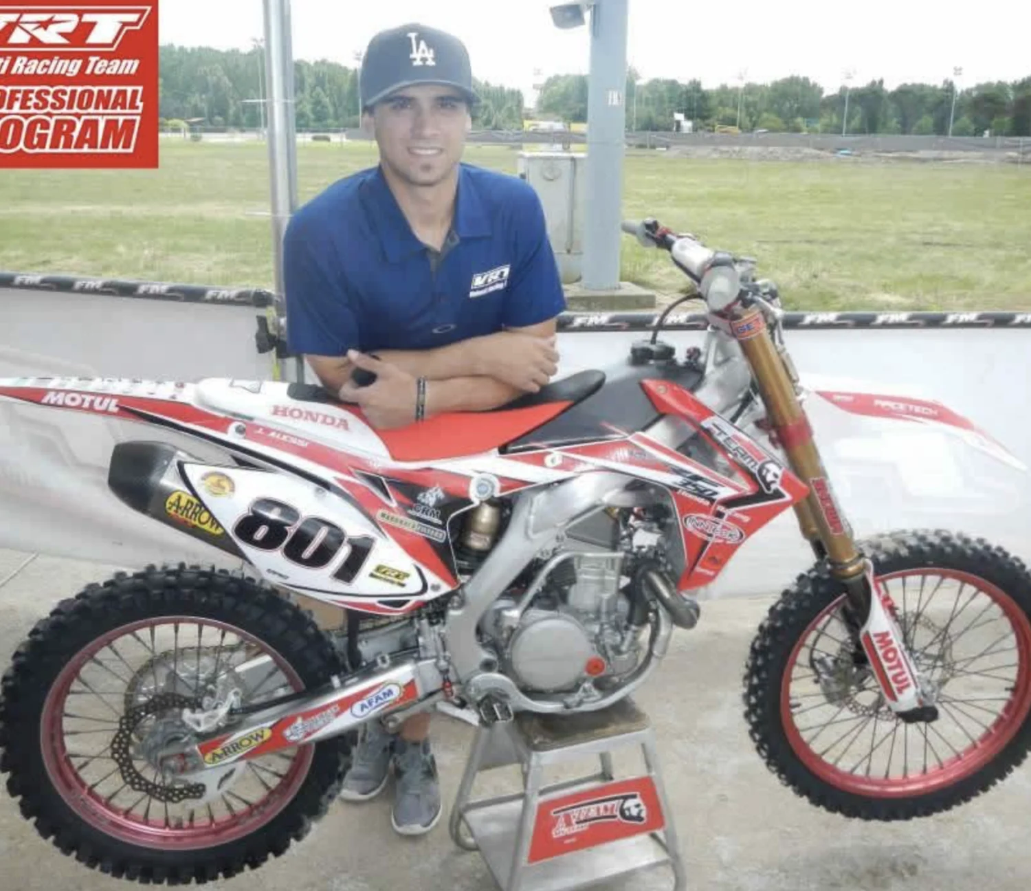 Jeff Alessi · Honda #801 · archivio VRT Professional Program
