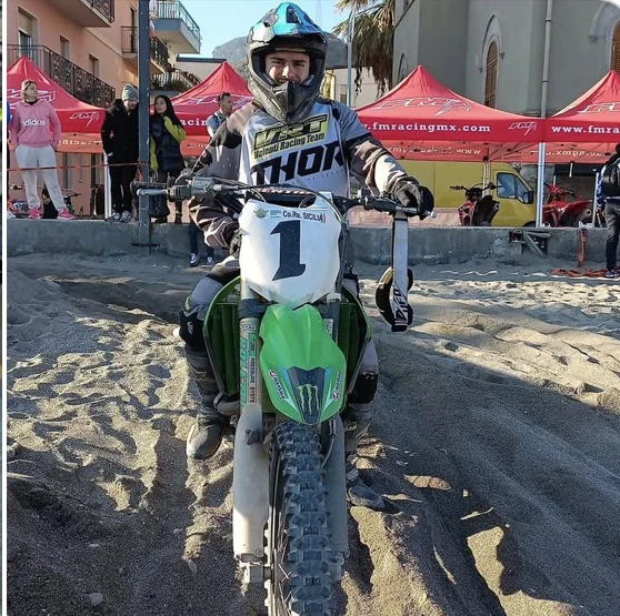 Keving Valenti · Letojanni 2023 · Kawasaki · vittoria MX1 Rider