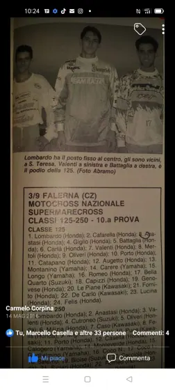 Rassegna stampa · motocross