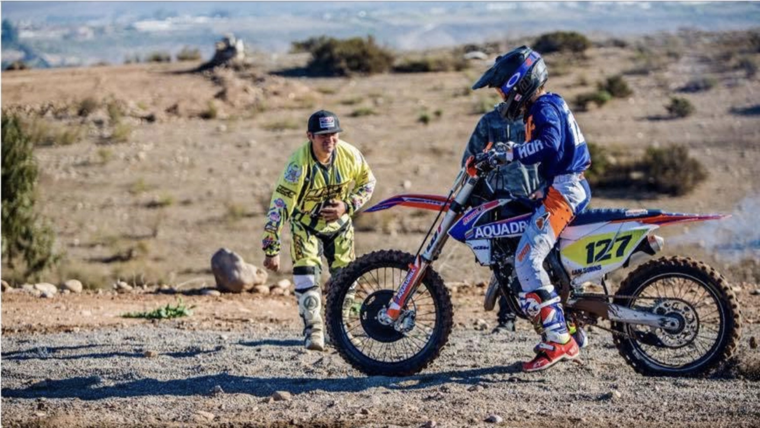 VRT MX/SX School in Cile · sessione con Ian Burns Iduya e Oreste · 2018
