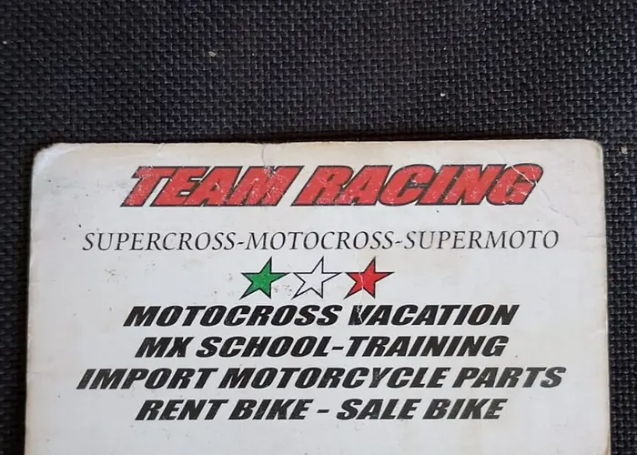 Biglietto Team Racing: motocross vacation, MX school, ricambi, noleggio e vendita moto