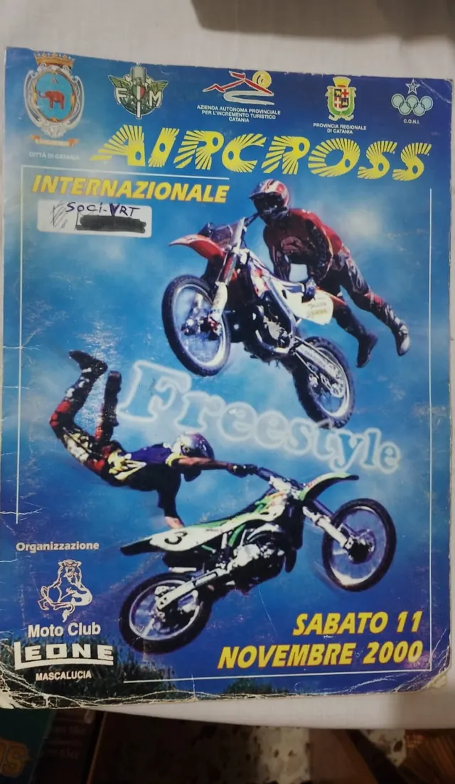 Locandina Aircross Internazionale Freestyle, 11 novembre 2000, Moto Club Leone