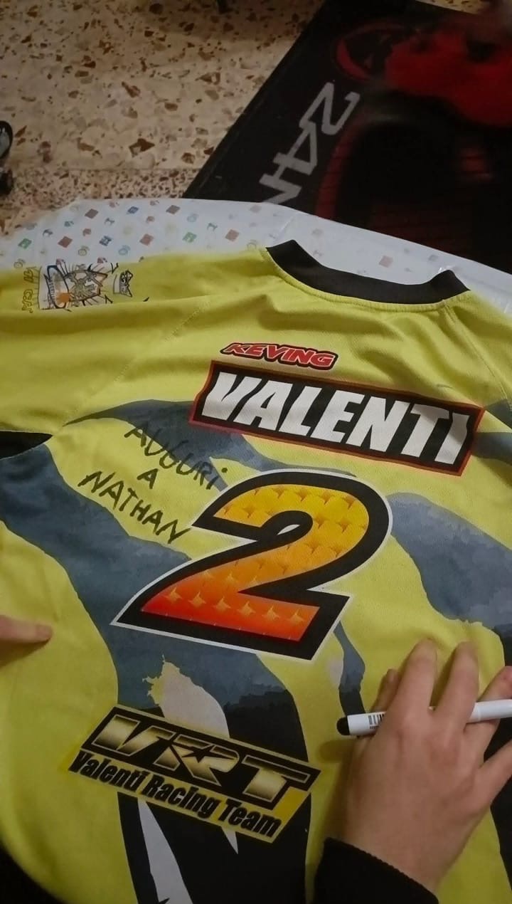 La maglia #2 di Keving, dedicata a Nathan