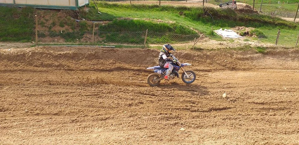 Cesar Paine · allenamento in pista · archivio 2019